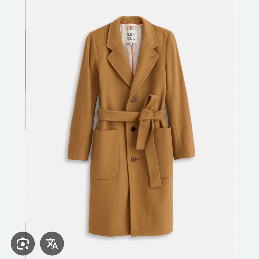 Alex Mill Cornelius Coat in Camel